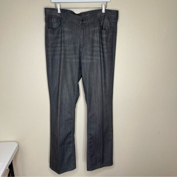 Old Navy Sweetheart Gray Five Pocket Jeans Straight Leg Women 16 Cotton Spandex - Picture 14 of 14